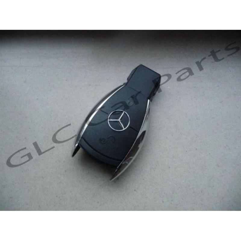 Mercedes sleutel smart / steek sleutel 3 knop (type chroom)