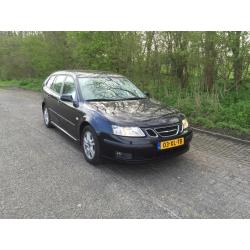 Saab 9-3 1.9TID 88KW Sport Estate 2007 Zwart