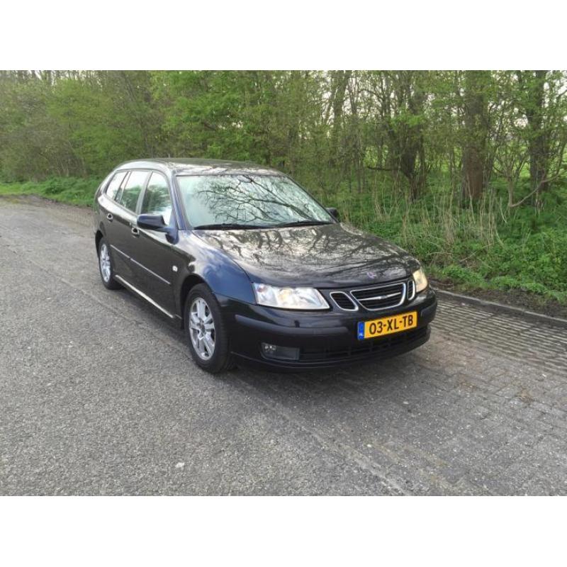 Saab 9-3 1.9TID 88KW Sport Estate 2007 Zwart