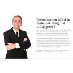 Bestel nu de Uitlegbijbel in Statenvertaling