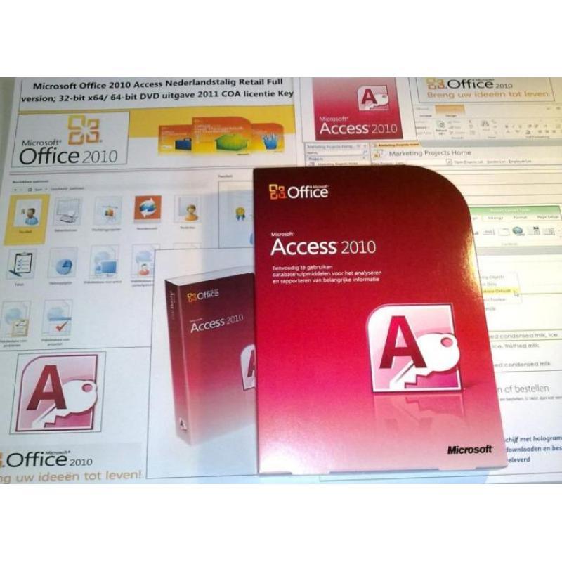 Microsoft Access 2010 Office Retail 2011 Nederlands x86 x64