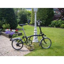 2 Brompton vouwfietsen