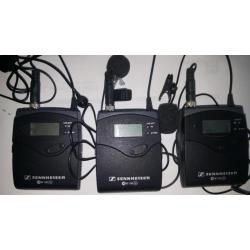 Sennheiser bodypack G2 EW 100 (3 STUKS)