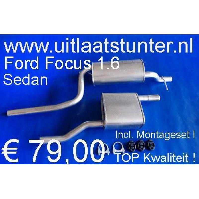 Uitlaat Ford Focus 1.6 Sedan € 79,00 Voorraad