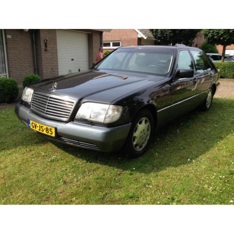 Mercedes S-Klasse 6.0 S600 Lang V12 AUT U9 1993 Zwart