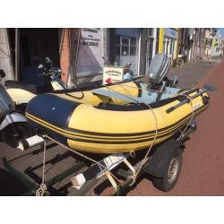 Vetus 300 incl. trailer 5 pk mariner koopje !!