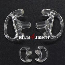 Ergonomische Earbuds - 2st - Transparant | Parts4Airsoft 26