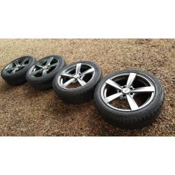 Velgen met banden (SPORT),17 inch, 5x112, golf, touran,caddy