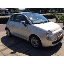 Fiat 500 1.2 Lounge 2010 parelmoer / panoramadak / automaat