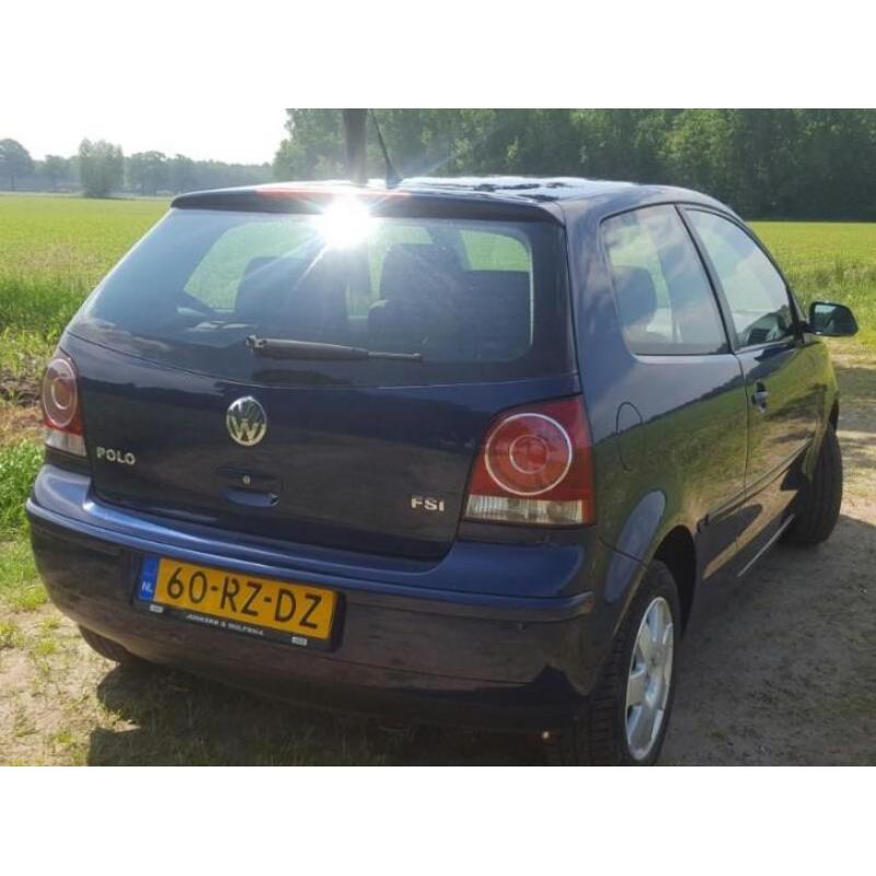 Volkswagen Polo 1.4 63KW FSI 2005 Blauw Airco crus