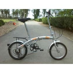 Te koop vouwfiets scamper 6 versnellingen shimano zilver