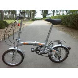 Te koop vouwfiets scamper 6 versnellingen shimano zilver