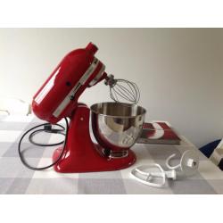 Kitchenaid Artisan, appelrood, 5KSM150, in nieuwstaat.