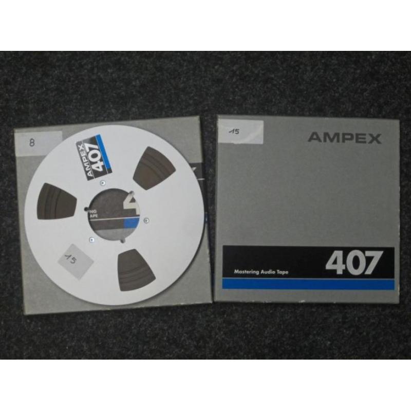 1/4 inch Ampex 407 bandrecorderband 26cm Metalen spoel NAB