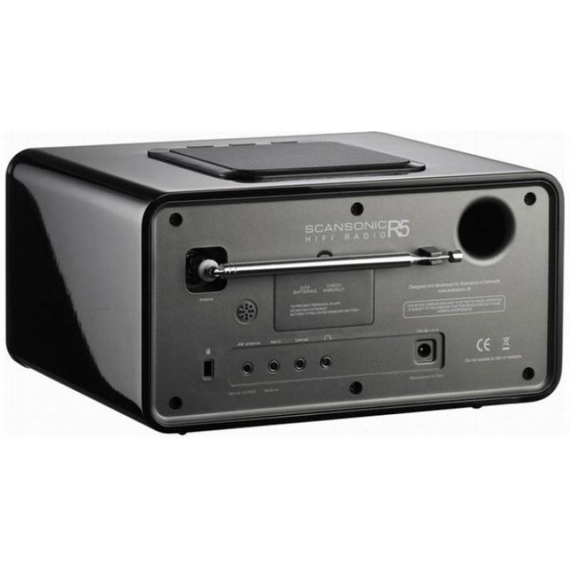 Scansonic R5 CD/FM Zwart radio