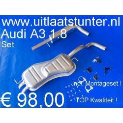 Uitlaat Audi A3 1.8 € 98,00 Voorraad