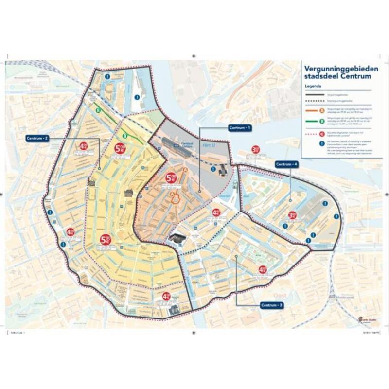 Parkeervergunning Amsterdam Centrum 2 | EUR 150 pm