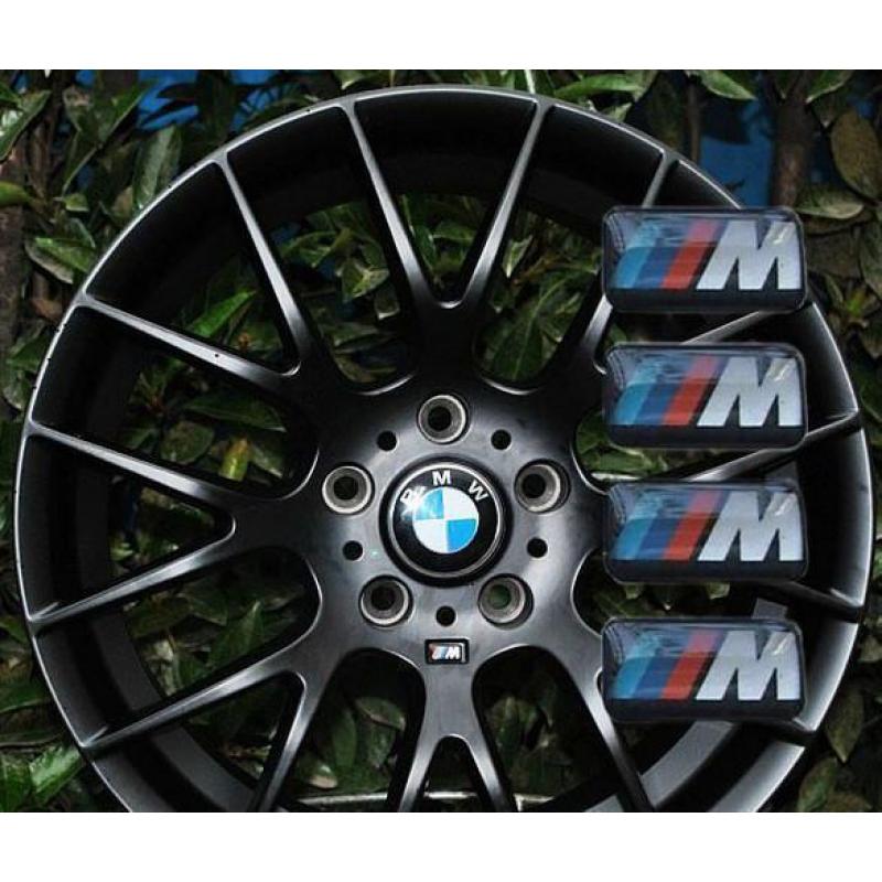 BMW M Power Alu Emblem Sticker Logo M3 M5 E46 e90