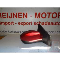 Renault Clio III Spiegel rechts 2005 - 2012 Rood Elektrische