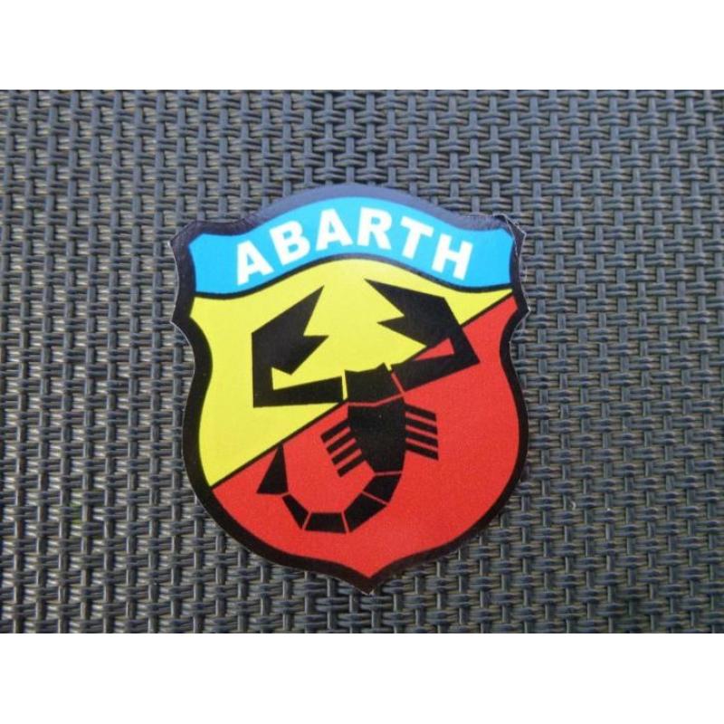 set klassieke Abarth logo stickers Abarth sticker 500 600 s