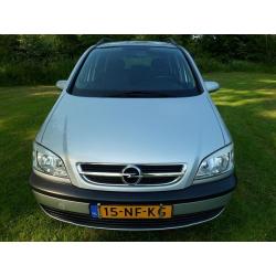 Opel Zafira 1.6 16V aug.2003 Grijs 7 personen + NAP + AIRCO!