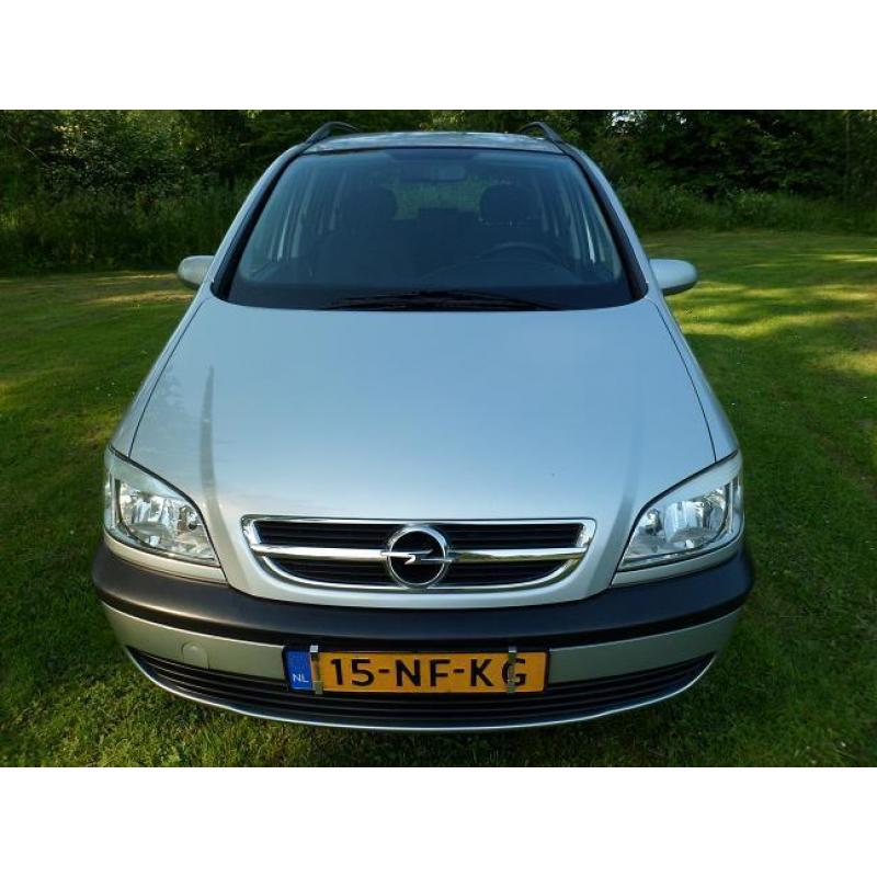 Opel Zafira 1.6 16V aug.2003 Grijs 7 personen + NAP + AIRCO!