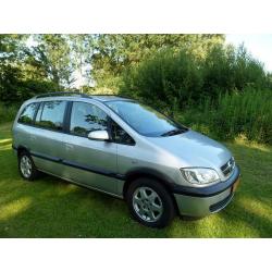 Opel Zafira 1.6 16V aug.2003 Grijs 7 personen + NAP + AIRCO!