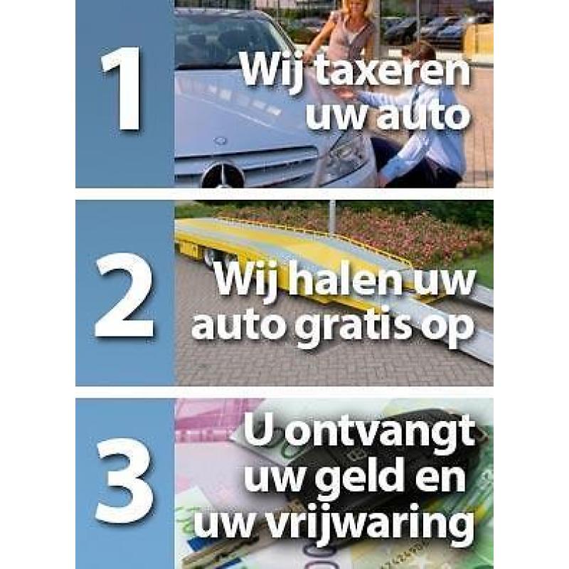 Schade AUTO? EXPORT? Zonder APK? DEFECT? BESTELAUTO INKOOP