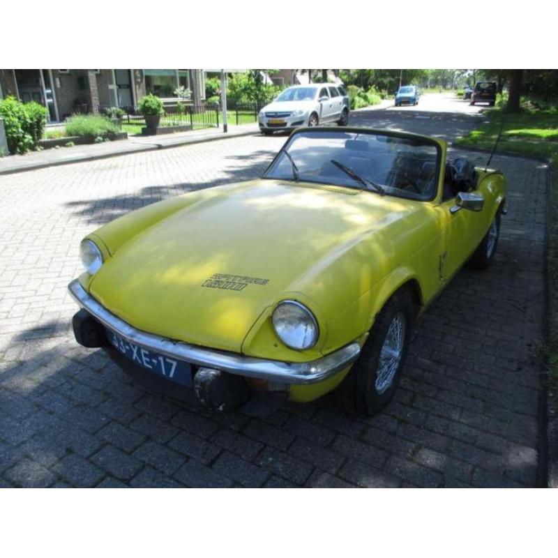 Triumph Spitfire 1500 1978 Opknapper SCHUURVONDST NU 2299,-!