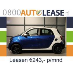 Smart Forfour 1.0 52KW | Lease € 243,– per mnd