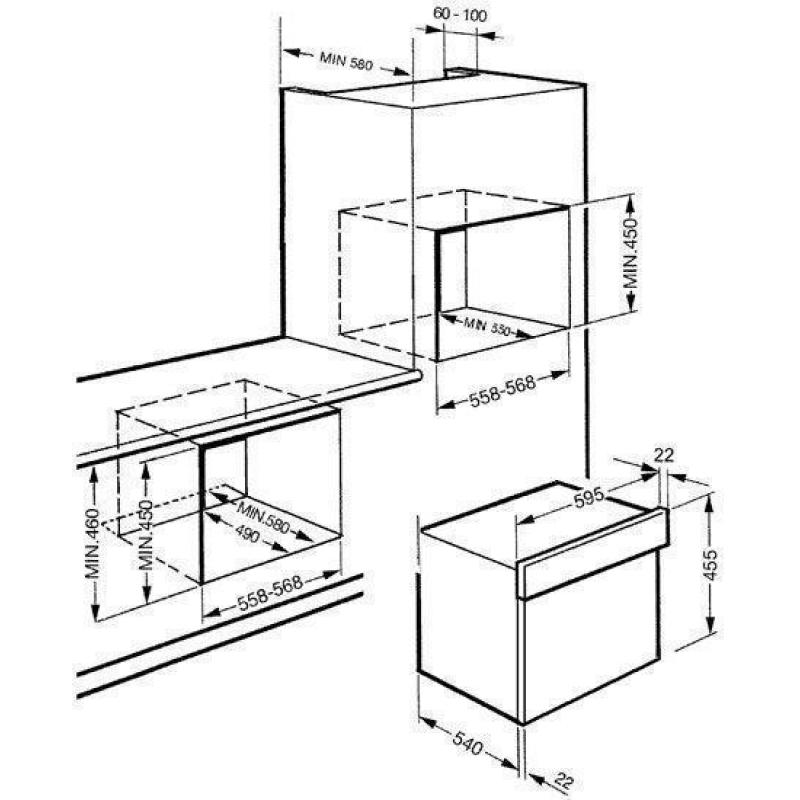 Smeg SC445MCX1 magnetron