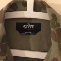 10 Deep Camo overhemd supreme Skateboarding camoflage swag