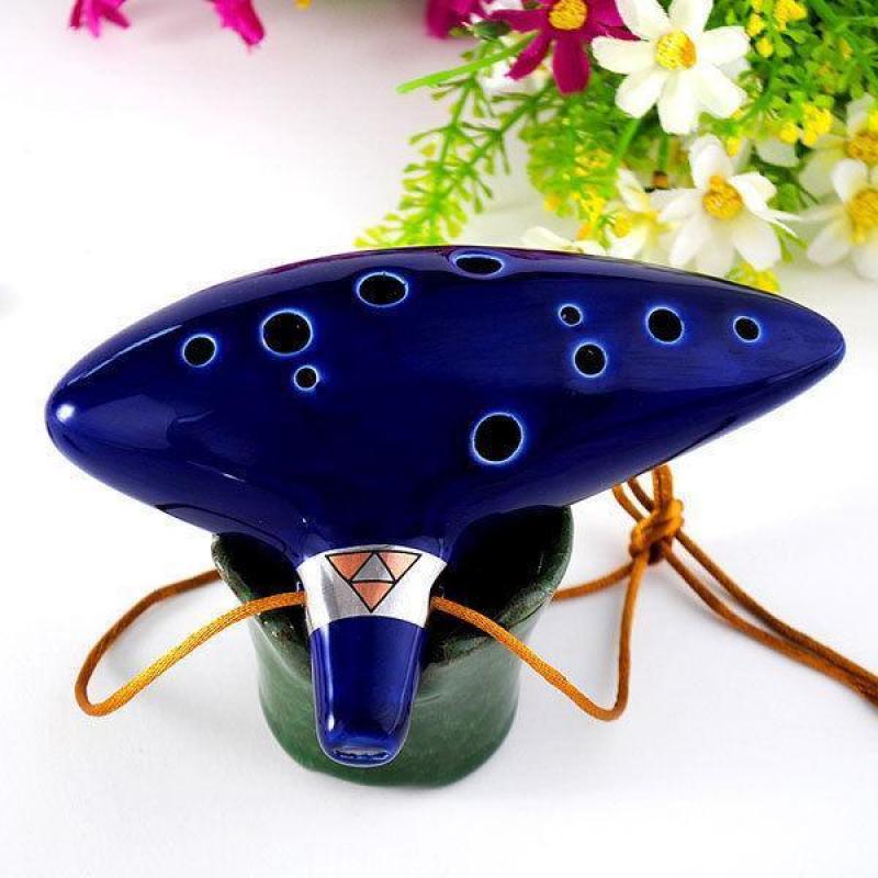 Legend Of Zelda Ocarina - 12 Hole Keramieke Fluit