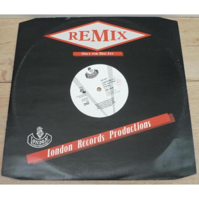 JAM CREW I gotcha 12" London records productions LRP 3017 i