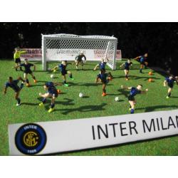 INTER MILAN en JUVENTUS voetbalpoppetjes