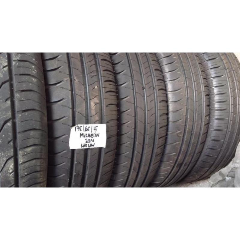 6.5mm 175/65 15 michelin en continental zomerbanden