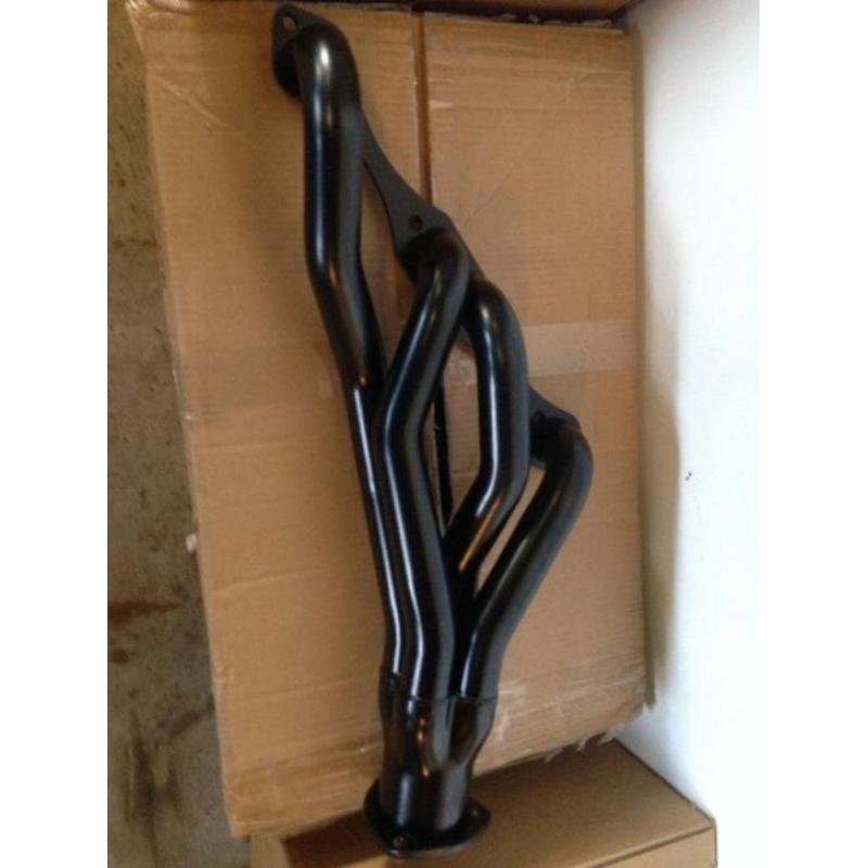 SBC Black Coated Chevelle, Camaro, etc, Mid Length Headers