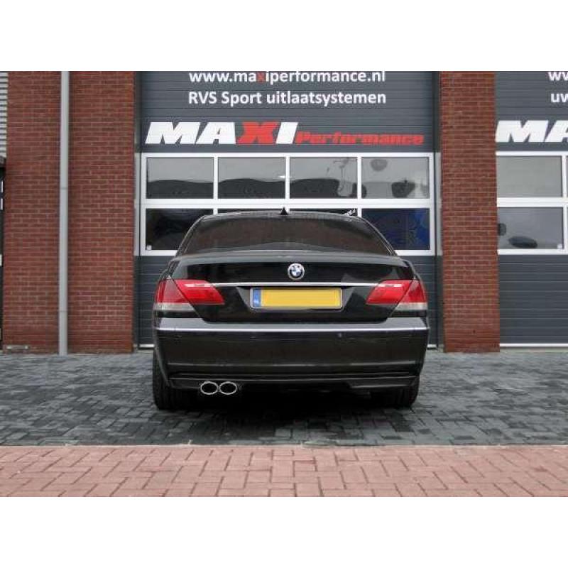 Maxi RVS Sportuitlaat Uitlaat voor E65 745i 750i 760i