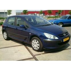 Peugeot 307 1.4 5DR 2001 Blauw