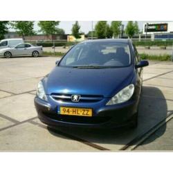 Peugeot 307 1.4 5DR 2001 Blauw