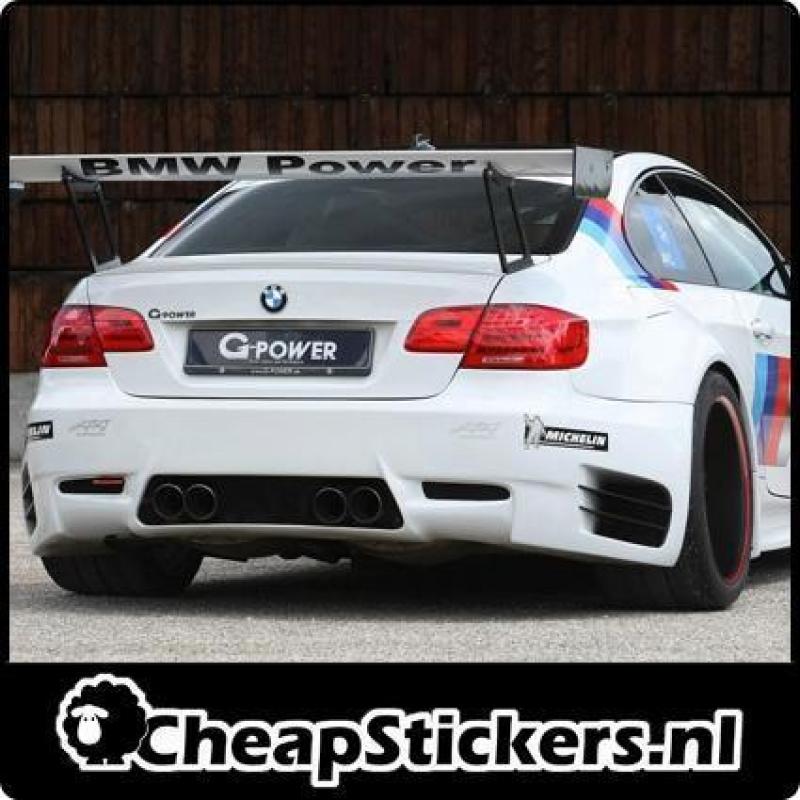 BMW stickers vind je snel op BMWSTICKERS.NL