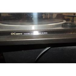 complete technics stereoset met quart boxen op standaard