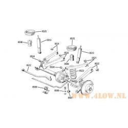 Draagarm vooras boven - Wrangler TJ Cherokee XJ Grand Cherok