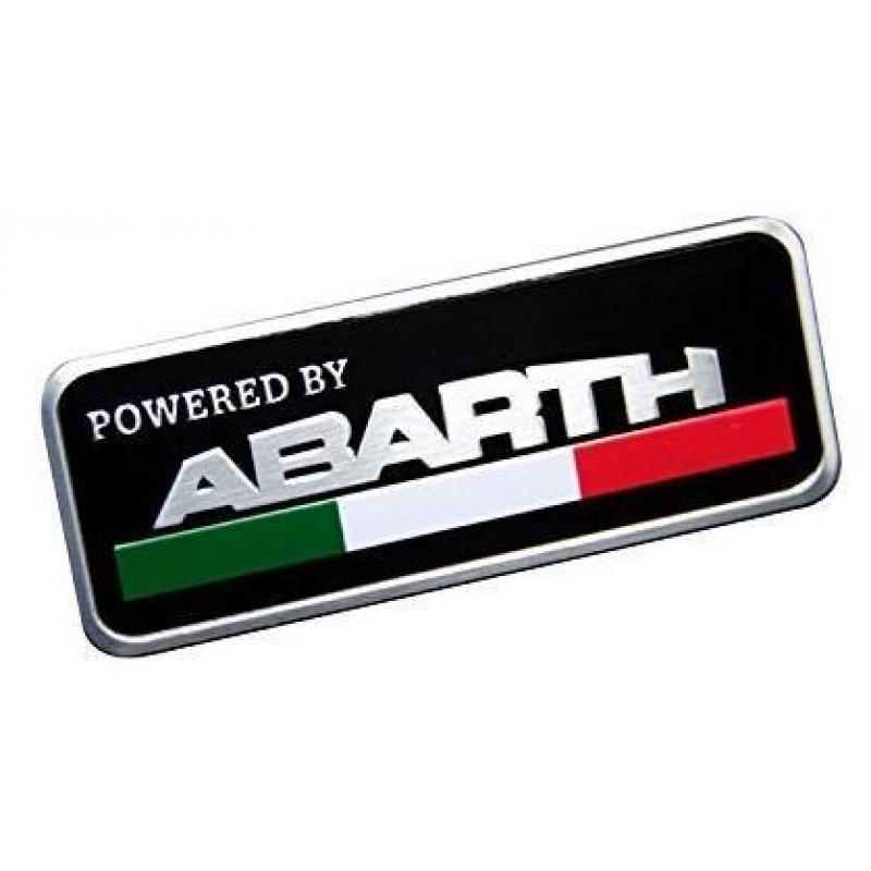 Abarth badge 80 x 30 mm, NU 10,25 euro