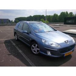 Peugeot 407 2.0 16V SW XR 2005 Grijs Dealer-onderhouden. TOP