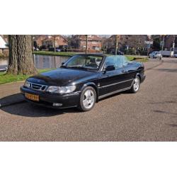 Saab 9-3 2.0 T Cabrio 2000 Zwart