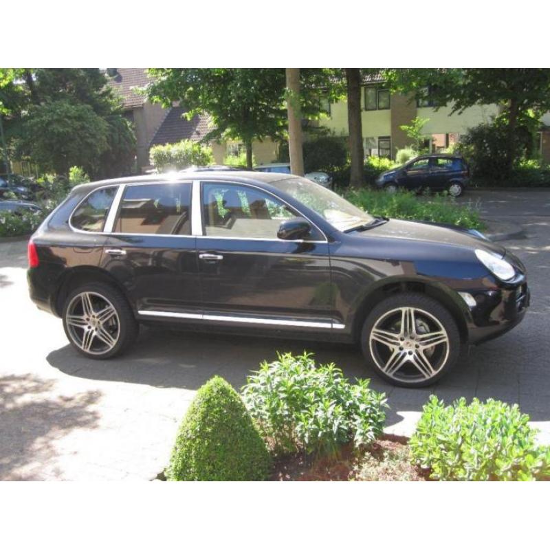 Porsche Cayenne 4.5 S Tiptronic S 2005 Zwart, Open Dak,