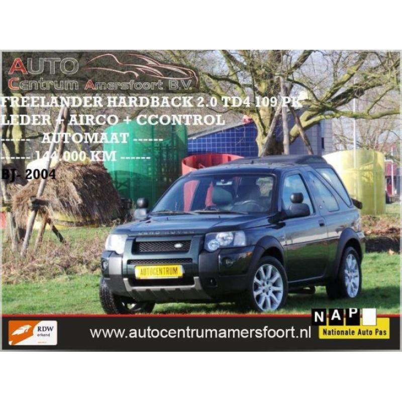 Land-Rover Freelander 2.0td4 hardback premium sport ( INRUIL