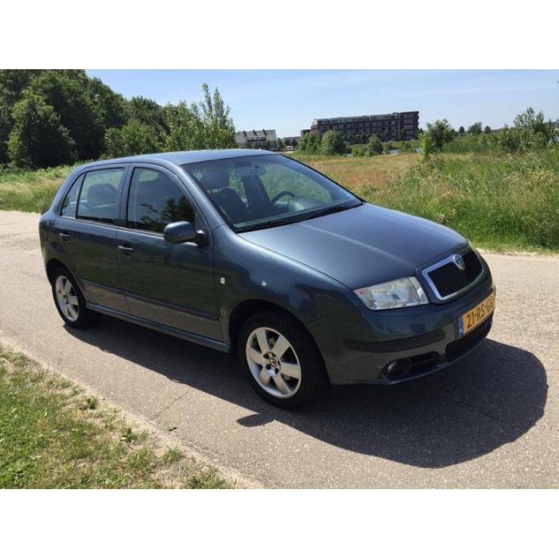 Skoda Fabia 1.4 55KW 16V AUT 2005 Grijs Airco NAP!