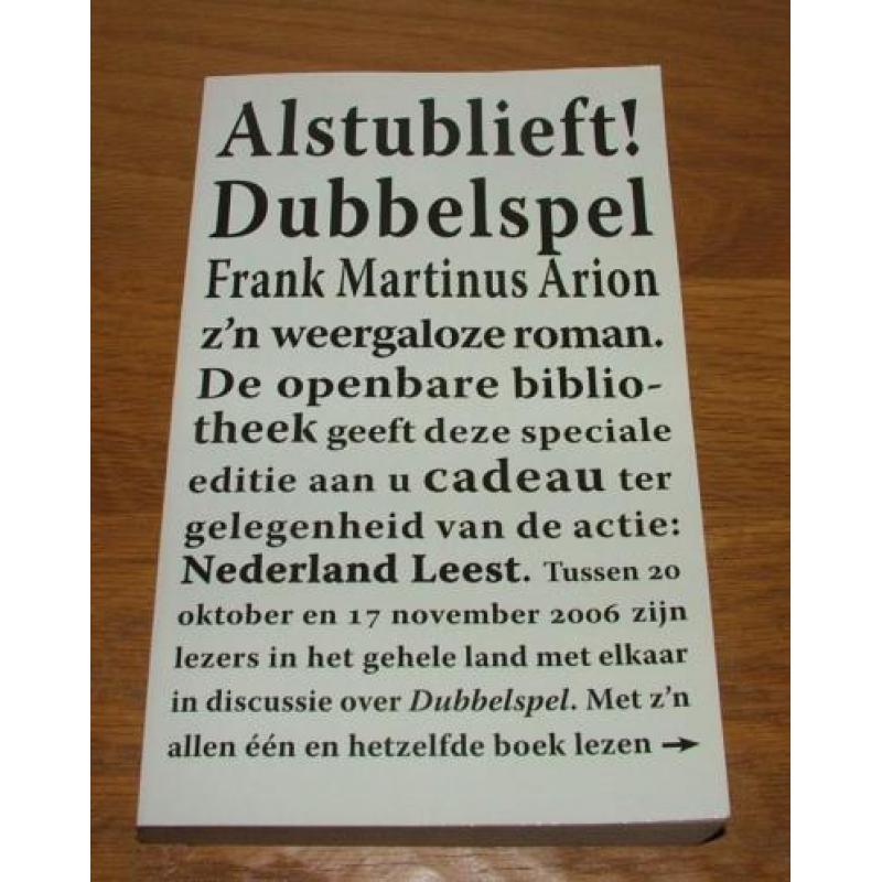 Dubbelspel - Frank Martinus Arion